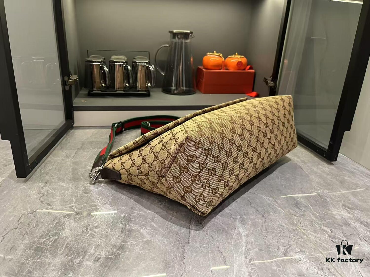 69308b8b6e68136f4d9a8f72 Gucci GG 2025 Spring-Summer Collection Men's Crossbody Bag in Beige Original GG Canvas