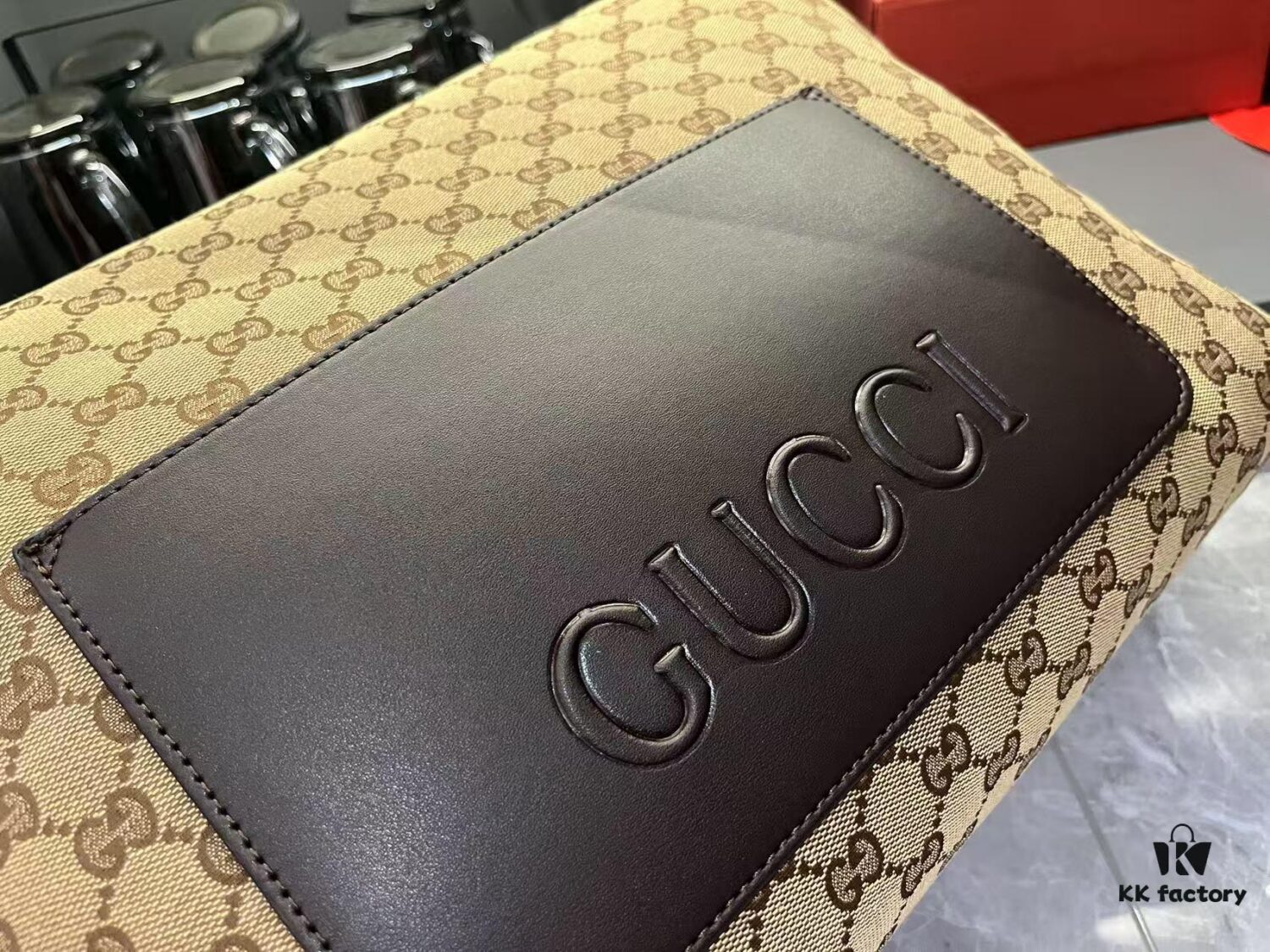 69308b8b6e68136f4d9a8f73 Gucci GG 2025 Spring-Summer Collection Men's Crossbody Bag in Beige Original GG Canvas