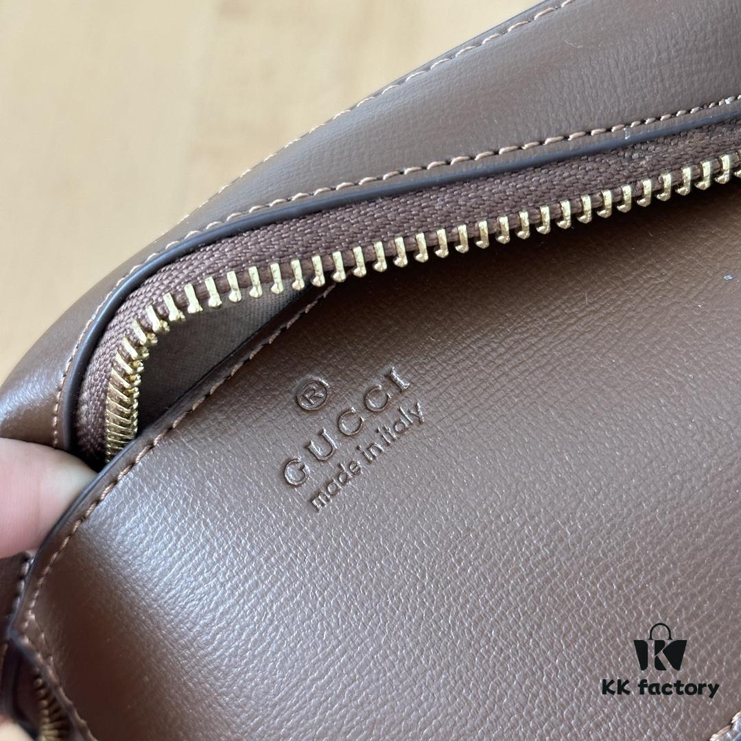 69308bbc6e68136f4d9a8fc7 Gucci Horsebit 1955 Camera Bag in Brown Leather