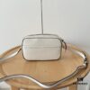 69308bc16e68136f4d9a8fd3 Gucci Horsebit 1955 Camera Bag Toast Shape, Item No: 760196 White Leather, Size: 20×13×6cm