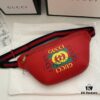 69308be86e68136f4d9a901e Gucci Cruise 18 x Coco Capitan Collaborative Series Belt Bag Model 493869 Size 28*18*8cm Soft Leather With Handwritten Graffiti Motif