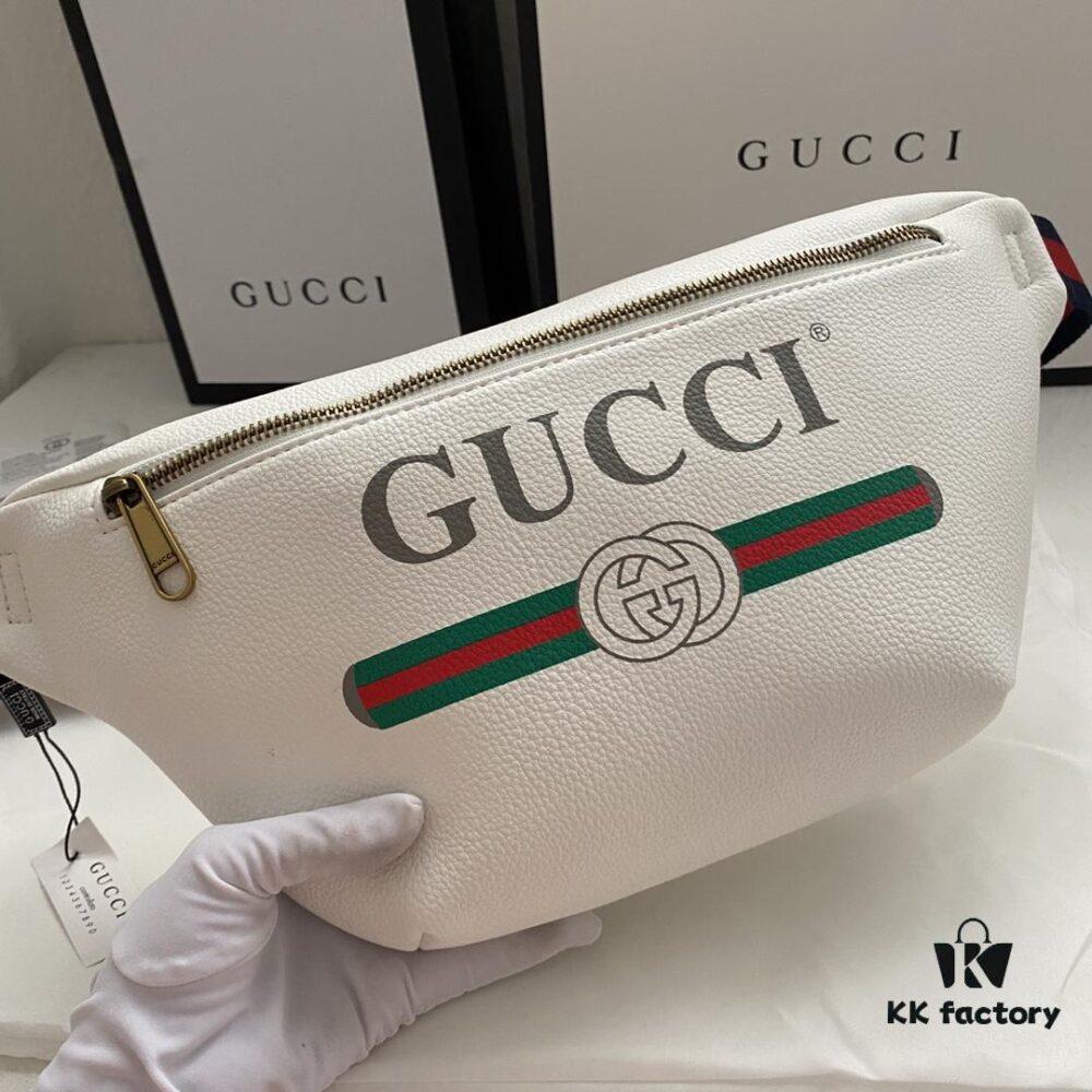 69308bed6e68136f4d9a9024 Gucci Cruise 18 x Coco Capitan Collaborative Series Belt Bag Model 493869 Size 28*18*8cm Soft Leather With Handwritten Graffiti Motif