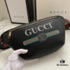 69308bf26e68136f4d9a902e Gucci Cruise 18 x Coco Capitan Collaboration Belt Bag Model 493869 Size 28*18*8cm Soft Leather With Handwritten Graffiti Design