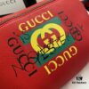 69308c076e68136f4d9a904d Gucci Cruise 18 x Coco Capitan Collaborative Series Belt Bag Model 493869 Size 28*18*8cm Soft Leather With Handwritten Graffiti Motif