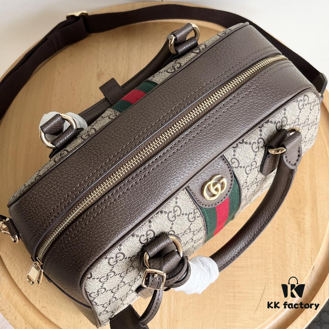 Gucci Ophidia Mini Handbag in GG Supreme Canvas