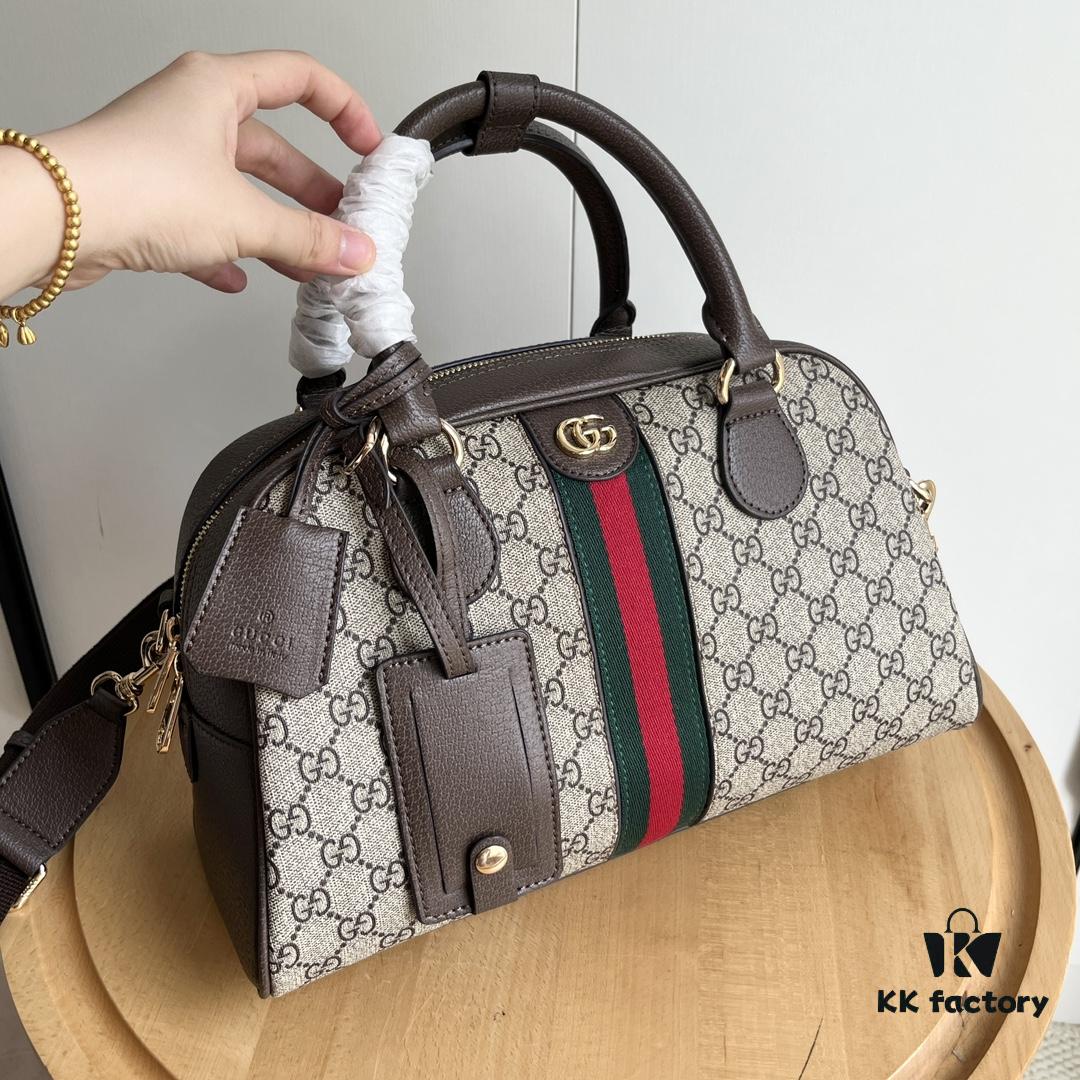 Gucci Ophidia Mini Handbag in GG Supreme Canvas