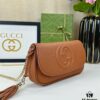 69308c216e68136f4d9a907a Gucci GG Marmont Bag in Full Leather Deep Brown - Irresistibly Charming and Must-Have