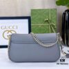 69308c296e68136f4d9a908e Gucci GG Marmont Bag in Full Leather Dark Gray - Addictively Charming and Must-Have