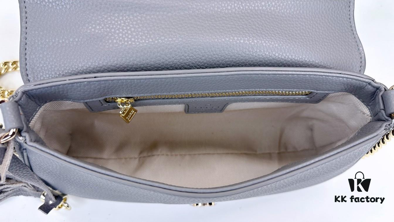 69308c2a6e68136f4d9a908f Gucci GG Marmont Bag in Full Leather Dark Gray - Addictively Charming and Must-Have