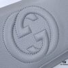 69308c2c6e68136f4d9a9094 Gucci GG Marmont Bag in Full Leather Dark Gray - Addictively Charming and Must-Have