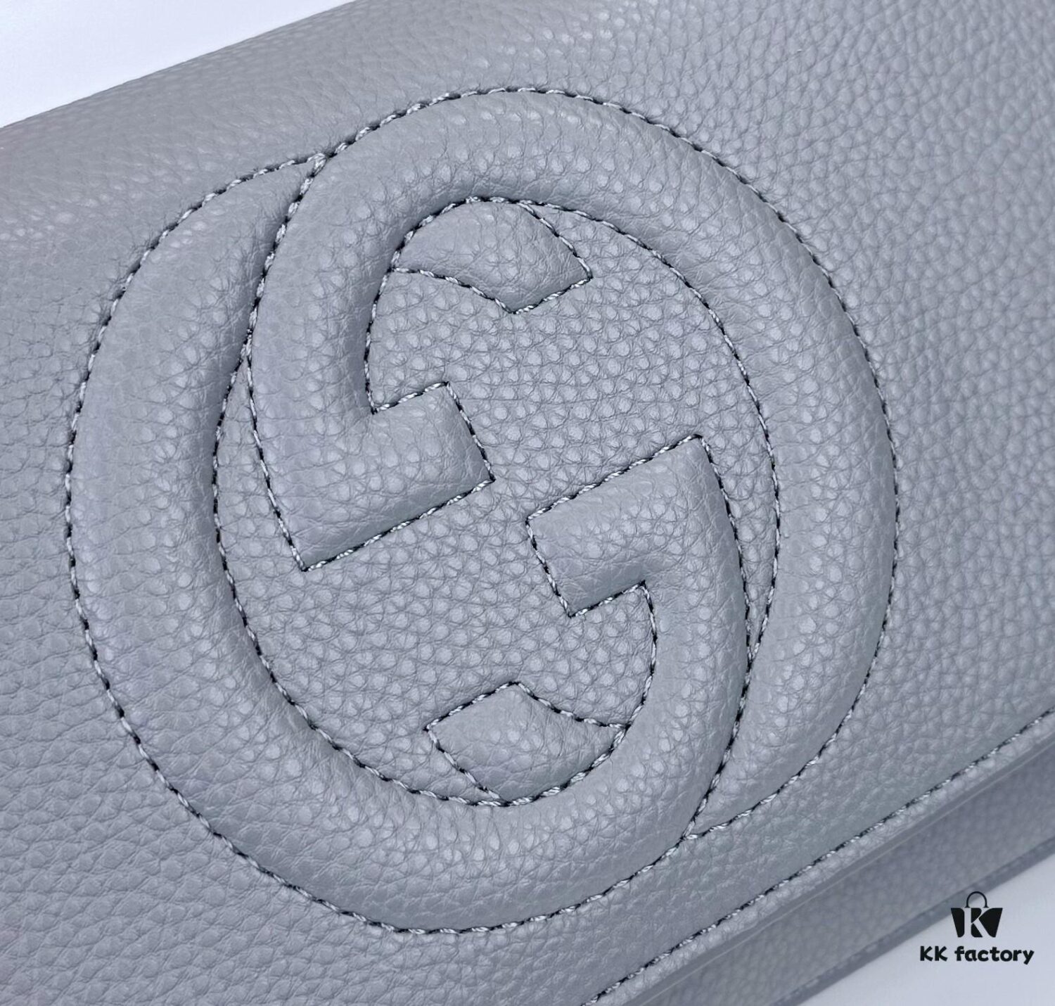 69308c2c6e68136f4d9a9094 Gucci GG Marmont Bag in Full Leather Dark Gray - Addictively Charming and Must-Have