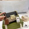 69308c336e68136f4d9a90a3 Gucci Square Lock Chain Bag, Gucci Padlock Hybrid Leather Chain Handbag
