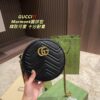 69308c366e68136f4d9a90aa Gucci Marmont Matelassé Small Round Bag Size 18.18