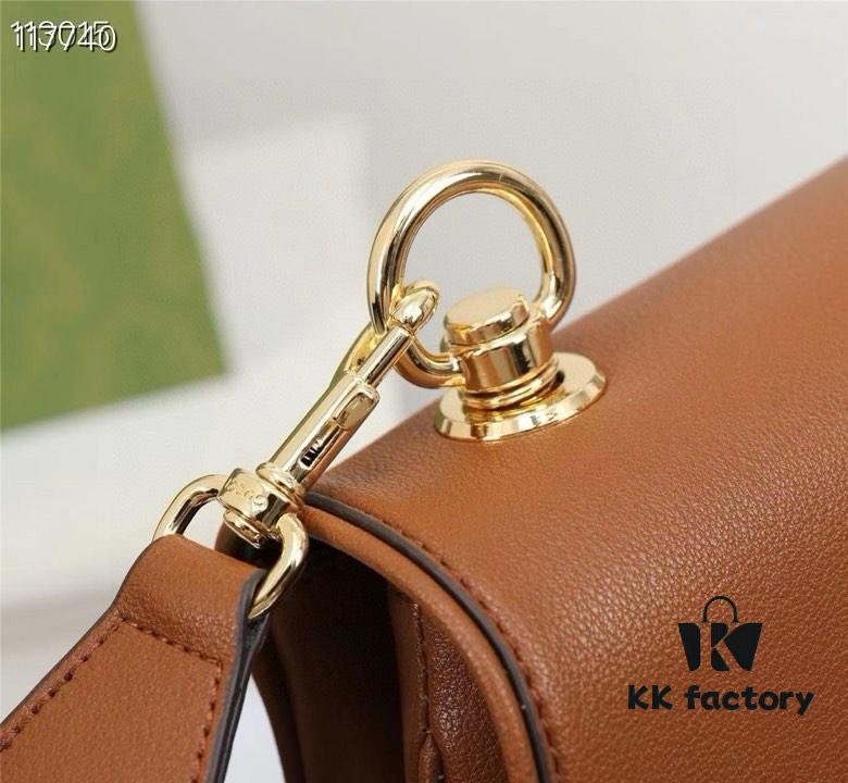 Gucci Blondie Series - Model 699210 Brown Leather