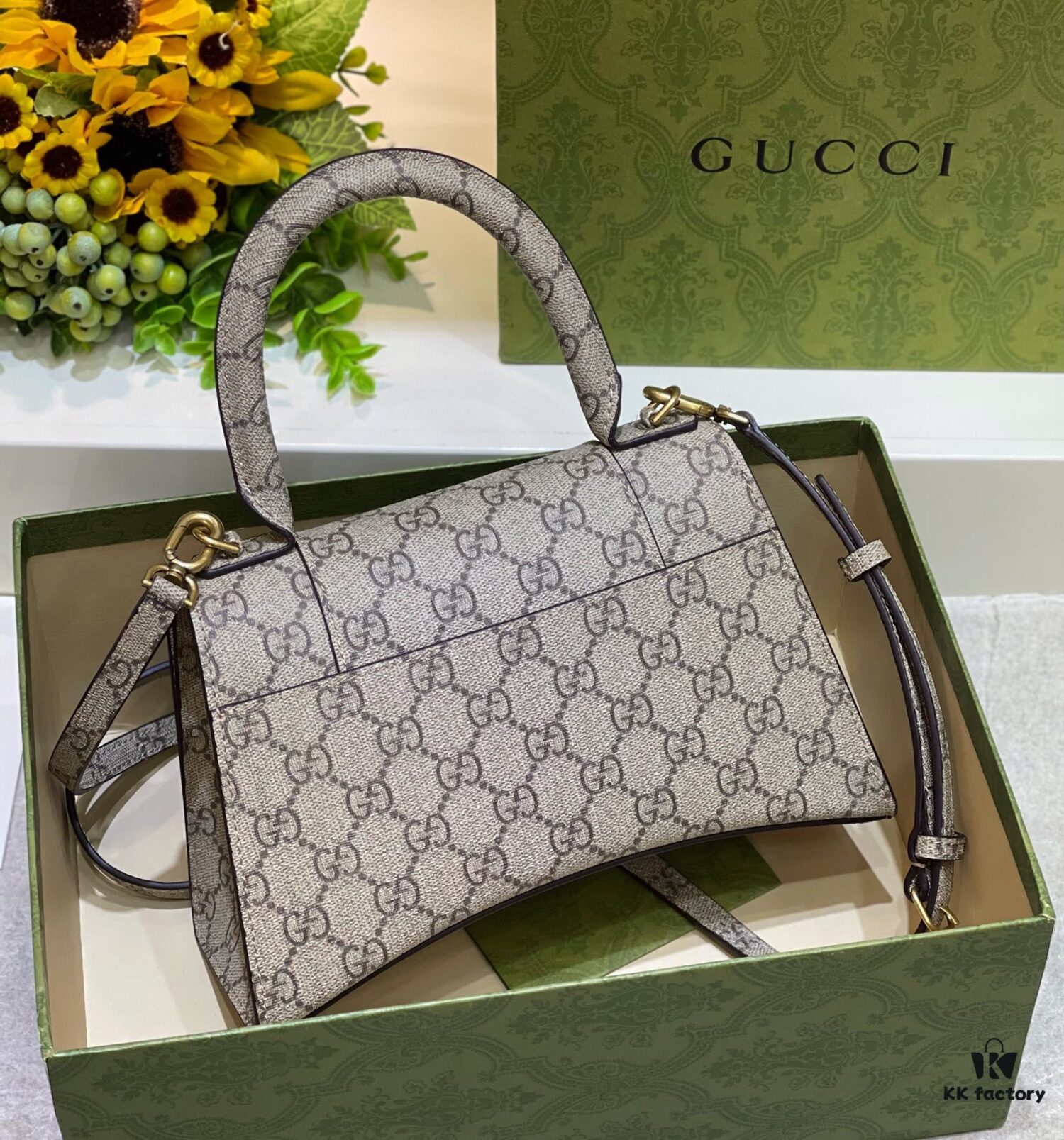 🔥GUCCI × BALENCIAGA Hourglass Bag