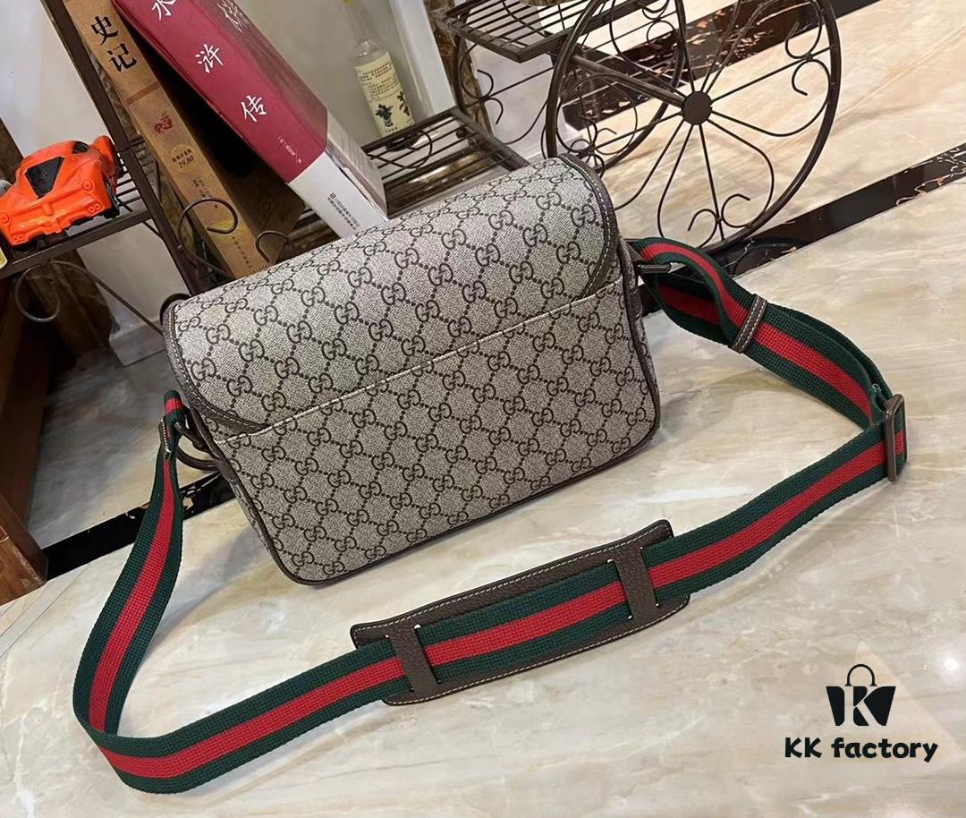 69308c526e68136f4d9a90eb GG Messenger Bag in Beige and Ebony GG Supreme Canvas