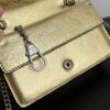 69308c806e68136f4d9a9146 Gucci Dionysus Mini 16.5 Leather Bag - Model 476432 Gold Trim, Size 16.5x10x4.5cm