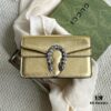 69308c816e68136f4d9a9147 Gucci Dionysus Mini 16.5 Leather Bag - Model 476432 Gold Trim, Size 16.5x10x4.5cm