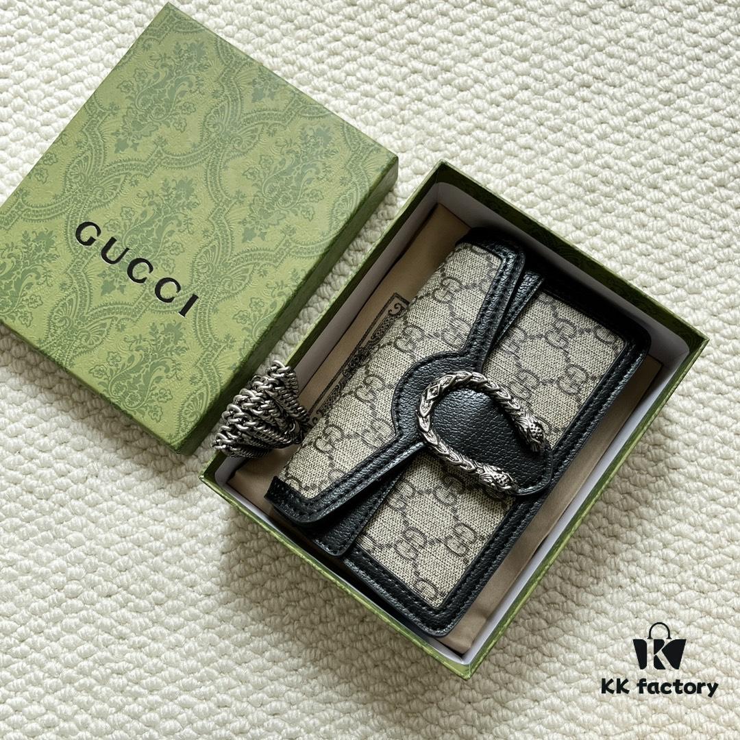69308cac6e68136f4d9a919d Gucci Dionysus Mini 16.5 Leather Crossbody Bag - Model 476432