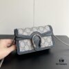 69308cac6e68136f4d9a91a1 Gucci Dionysus Mini 16.5 Blue Rubber Model 476432 Box Included