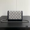 69308cae6e68136f4d9a91a4 Gucci Dionysus Mini 16.5 Blue Rubber Model 476432 Box Included