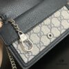 69308cb16e68136f4d9a91a7 Gucci Dionysus Mini 16.5 Blue Rubber Model 476432 Box Included