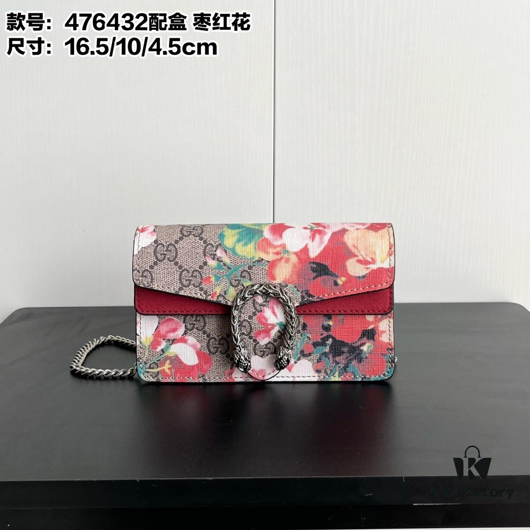 69308cb16e68136f4d9a91a8 Gucci Dionysus Mini 16.5 - Classic Entry-Level Handbag in Crimson Red Floral Design
