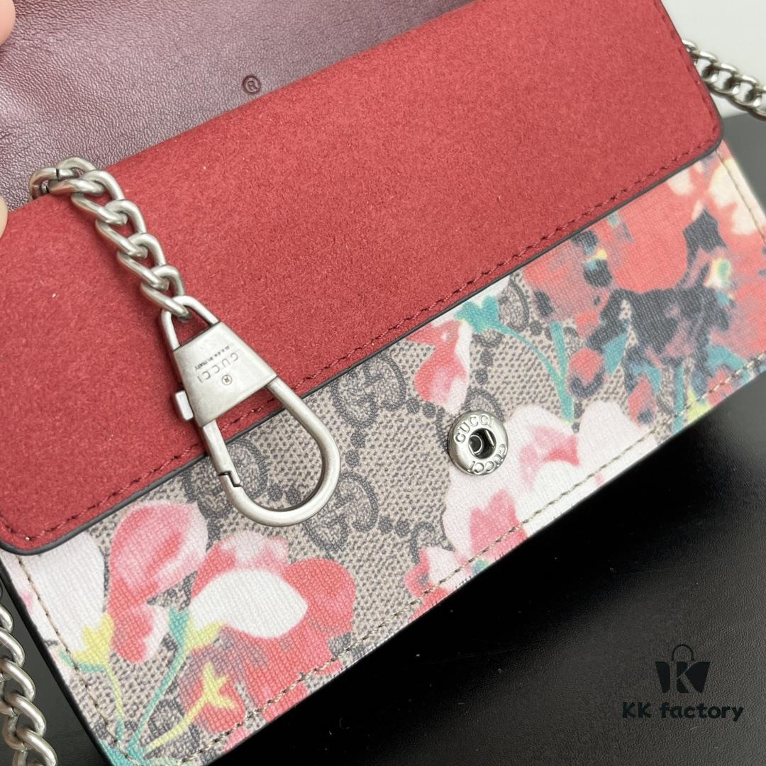 69308cb36e68136f4d9a91ae Gucci Dionysus Mini 16.5 - Classic Entry-Level Handbag in Crimson Red Floral Design