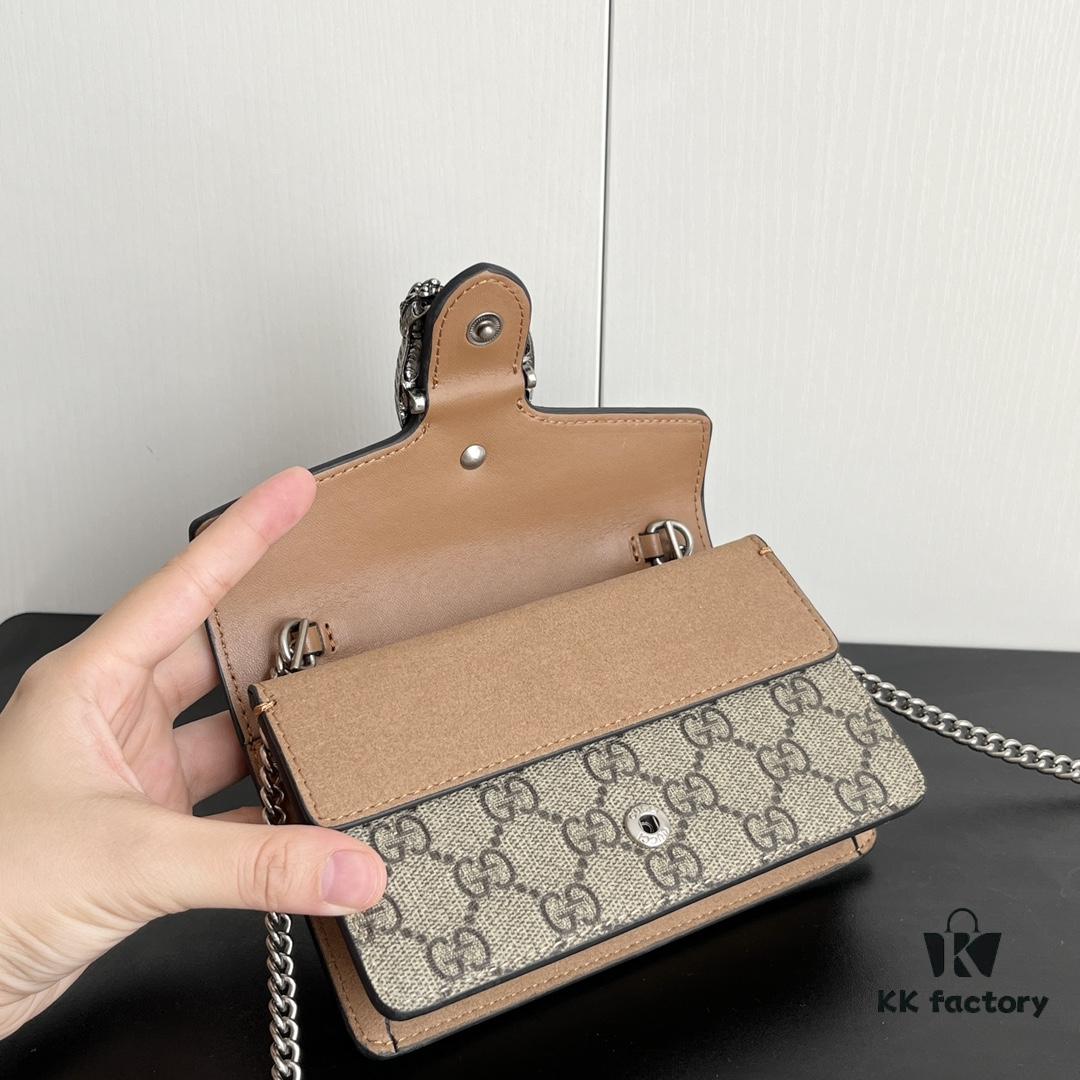 69308cc16e68136f4d9a91ca Gucci Dionysus Mini 16.5 in Apricot Color - Real Images with Box