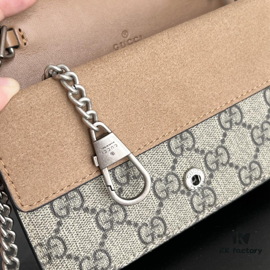 69308cc26e68136f4d9a91cb Gucci Dionysus Mini 16.5 in Apricot Color - Real Images with Box