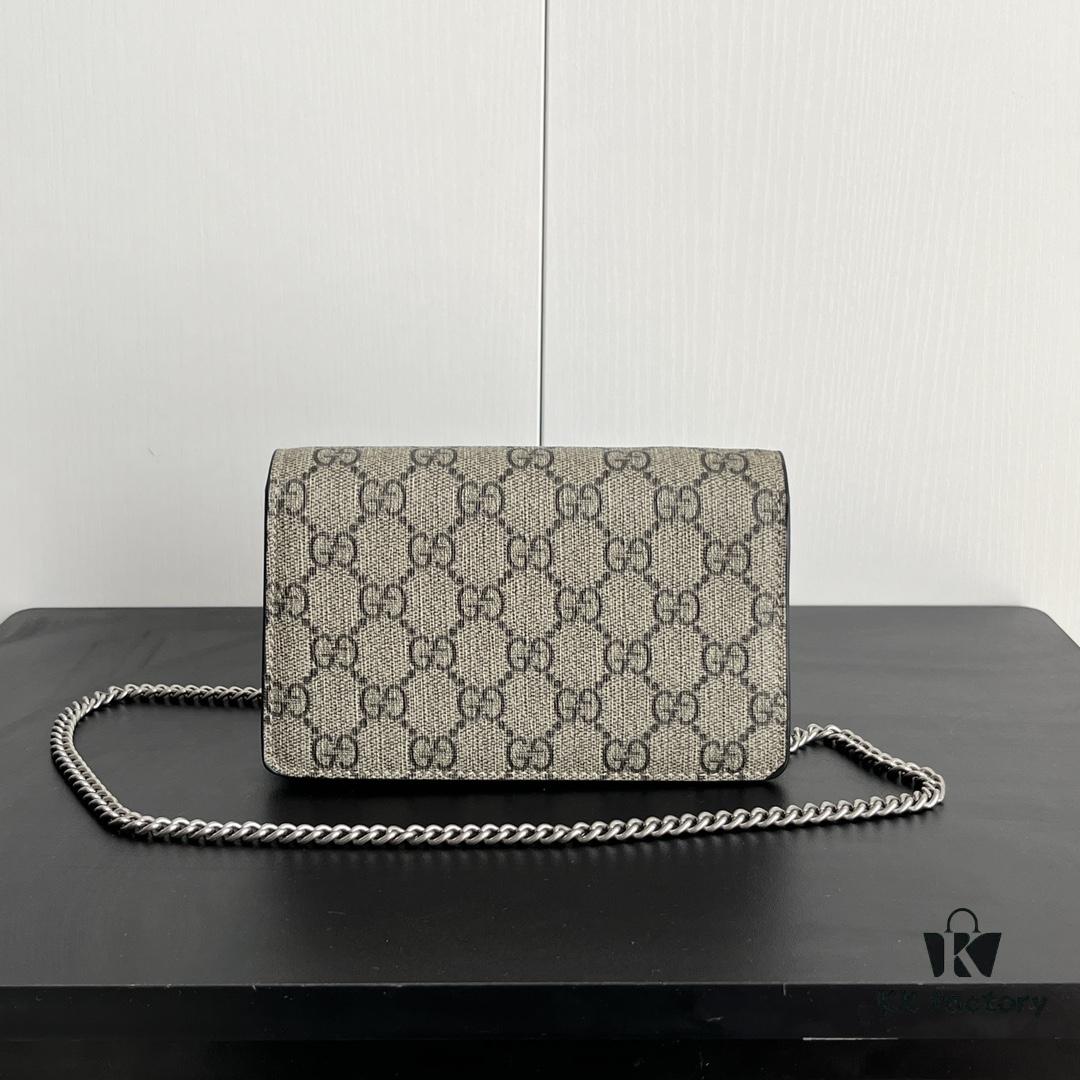 69308cc56e68136f4d9a91cf Gucci Dionysus Mini 16.5 Real Photo with Box - Khaki Model 476432 16.5x10x4.5cm