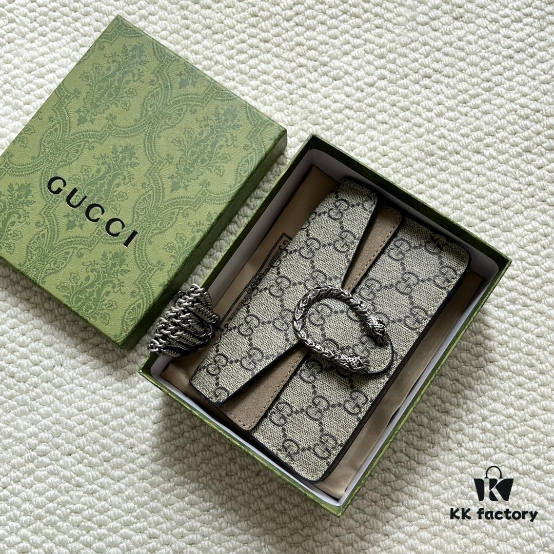 69308cc96e68136f4d9a91d9 Gucci Dionysus Mini 16.5 Real Photo with Box - Khaki Model 476432 16.5x10x4.5cm