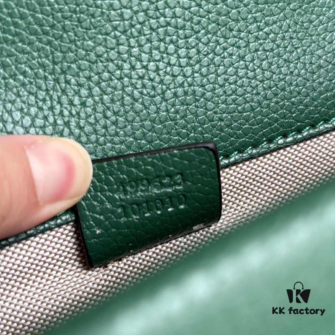 Gucci Dionysus Green Leather Bag Model 499623 Real Photo
