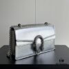 69308cdd6e68136f4d9a9205 Gucci Dionysus Diamond Buckle Bag Silver 499623