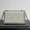 69308cea6e68136f4d9a9222 Gucci Dionysus Diamond Buckle Bag - Oatmeal Model 499623, Size 25x14x8cm