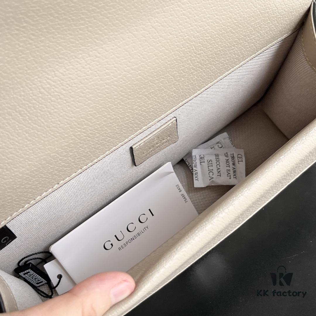 69308ceb6e68136f4d9a9225 Gucci Dionysus Diamond Buckle Bag - Oatmeal Model 499623, Size 25x14x8cm