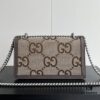 69308cf36e68136f4d9a9234 Gucci Dionysus Diamond Buckle Bag in Apricot Canvas - Upgraded Version