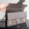 69308cf36e68136f4d9a9236 Gucci Dionysus Diamond Buckle Bag in Apricot Canvas - Upgraded Version