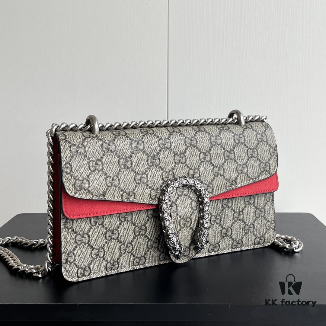69308cfa6e68136f4d9a9244 Gucci Dionysus Diamond Buckle Bag - Upgraded Version in Red