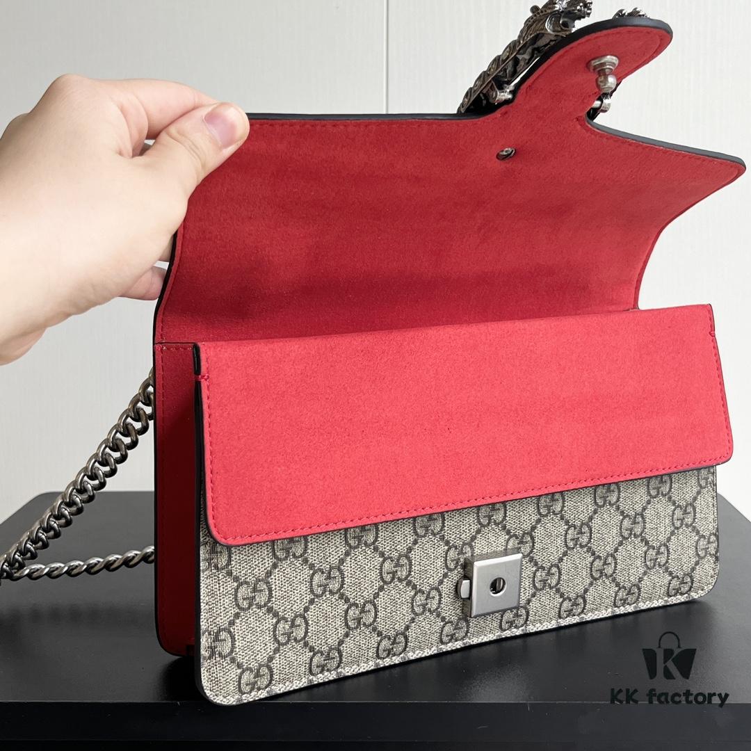 69308cfc6e68136f4d9a9248 Gucci Dionysus Diamond Buckle Bag - Upgraded Version in Red