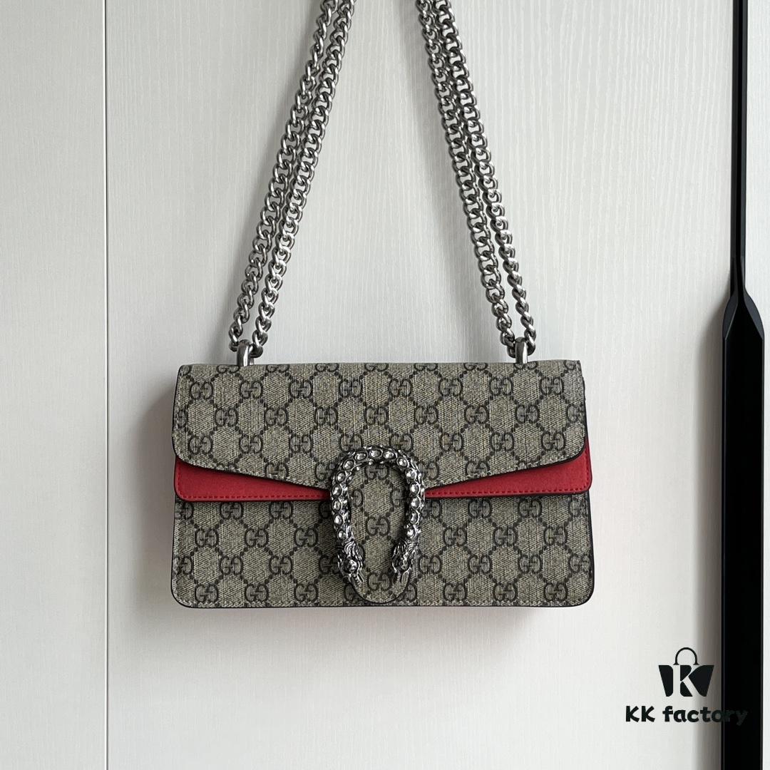69308cfe6e68136f4d9a924b Gucci Dionysus Diamond Buckle Bag - Upgraded Version in Red