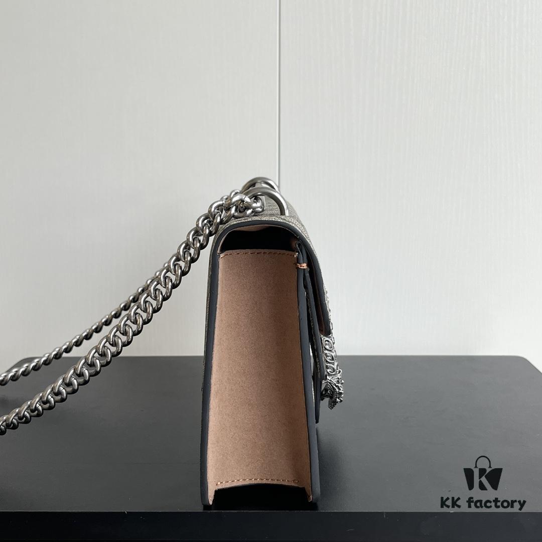 69308d026e68136f4d9a9254 Gucci Dionysus Diamond Buckle Bag in Apricot - Upgraded Version