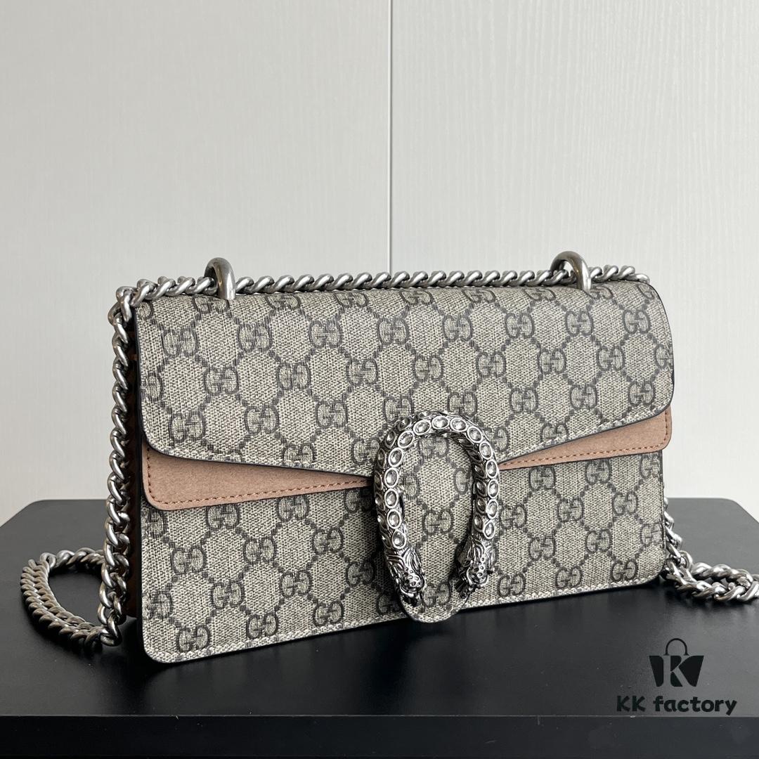 69308d036e68136f4d9a9257 Gucci Dionysus Diamond Buckle Bag in Apricot - Upgraded Version
