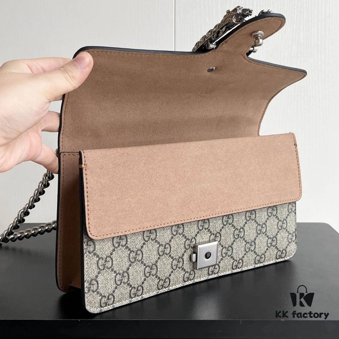 69308d066e68136f4d9a925a Gucci Dionysus Diamond Buckle Bag in Apricot - Upgraded Version