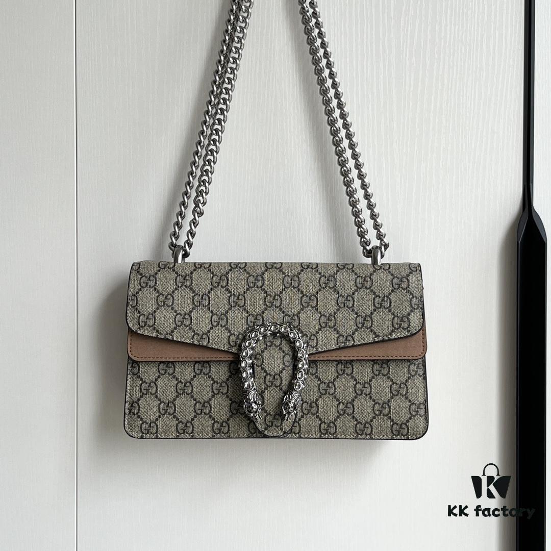 69308d076e68136f4d9a925d Gucci Dionysus Diamond Buckle Bag in Apricot - Upgraded Version