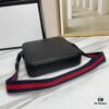 69308d1c6e68136f4d9a9286 Crossbody Bag Model 7019-4# Black Full-Grain High-End Cowhide #Top-Quality Original Design Gucci GUCCI Cabinet Popular Style