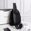 Model No.: 6018#BLACK (Original Order) [Imported Hardware 🐊 Hand 👋 Wrist Clasp 🔒] GUCCI Men's Clutch Bag, Counter Original, High-End Imported Full-Grain Cowhide, Same as Store Version