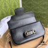 69308d3a6e68136f4d9a92bc Gucci Horsebit 1955 Baguette Bag Real Shot Style No. 735178 Black Leather