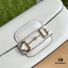 69308d3e6e68136f4d9a92c3 Gucci Horsebit 1955 Baguette, Model No. 735178 White Leather, Dimensions: 24 x 13.5 x 7.5 cm