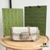 69308d416e68136f4d9a92c8 Gucci Horsebit 1955 Baguette Bag Real Photos #735178 Oatmeal